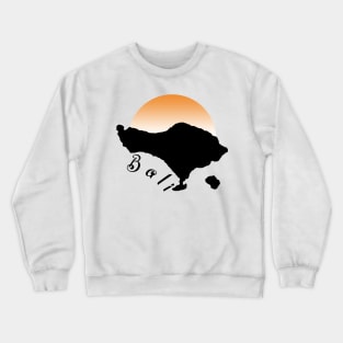 Bali Map 01 Crewneck Sweatshirt